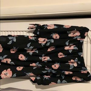 Off shoulder floral dress
